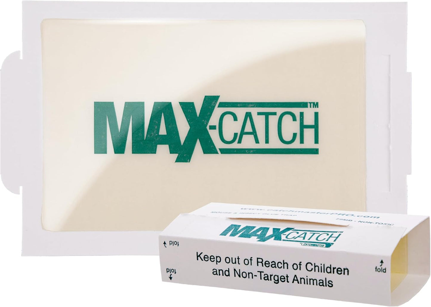 Catchmaster Max-Catch Mouse & Insect Glue Trap 36pk, Mouse Traps Indoor for Home, Sticky Pest Control Adhesive Tray for Catching Bugs, Bulk Classic Glue Boards