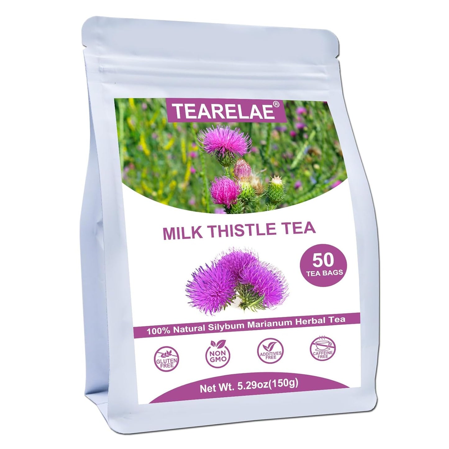 TEARELAE - Linden Tea Bags, 45 Count - Premium Natural Linden Flower & Leaf - Cut & Sifted Te de Tilo - Caffeine-free - Non-GMO - Soothing Herbal Tea for Evening Relaxation