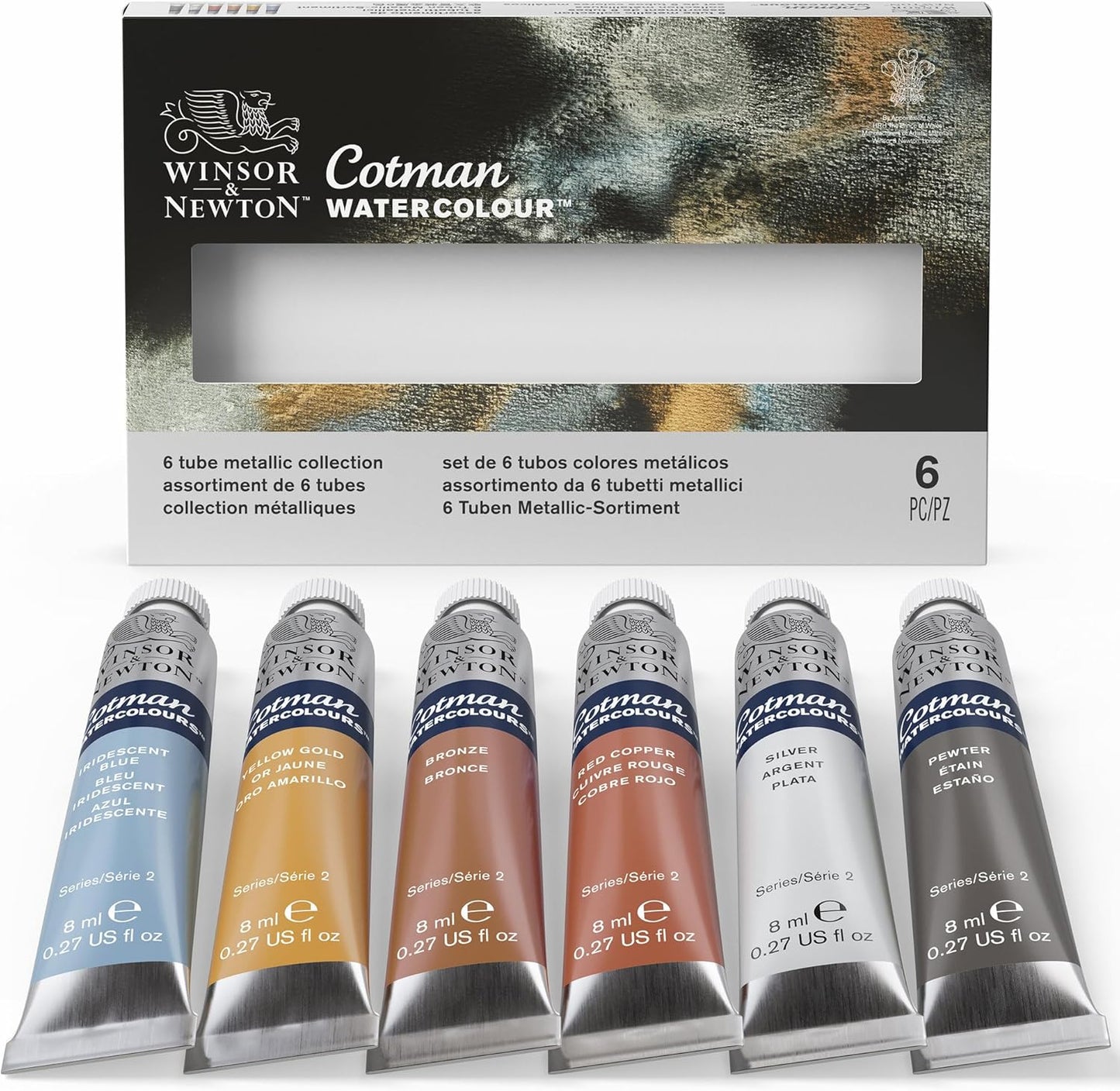 Winsor & Newton Cotman Watercolor Paint Set, 20 Colors, 5ml (0.17-oz) Tubes