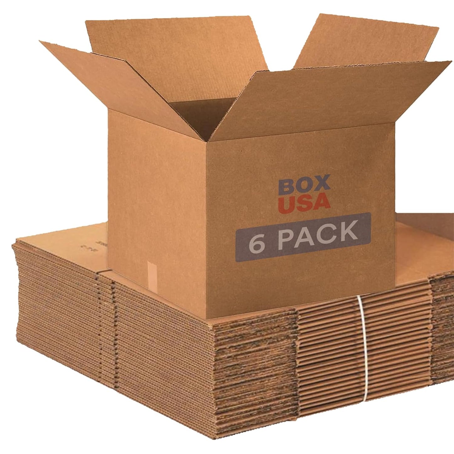 BOX USA Moving Boxes Medium 18"L x 14"W x 12"H 10-Pack | Corrugated Cardboard Box for Shipping, Mailing, Packing, Packaging and Storage 18x14x12
