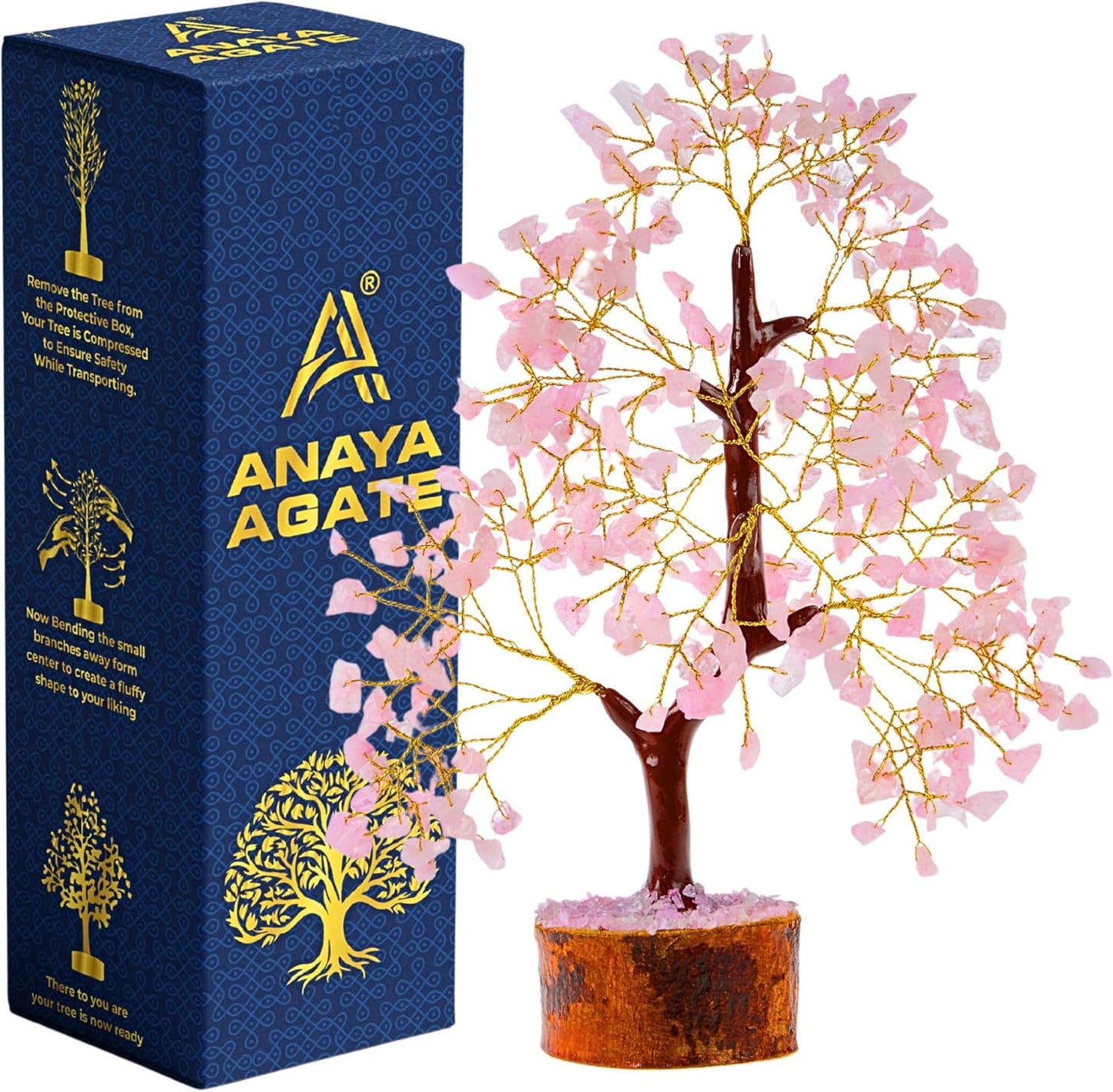 Amethyst Crystal Tree of Life - Handmade Healing Bonsai Purple Tree for Home and Office Decor, Positive Energy and Good Luck, Ideal for Christmas Decor and Birthday Gifts for Women, Men