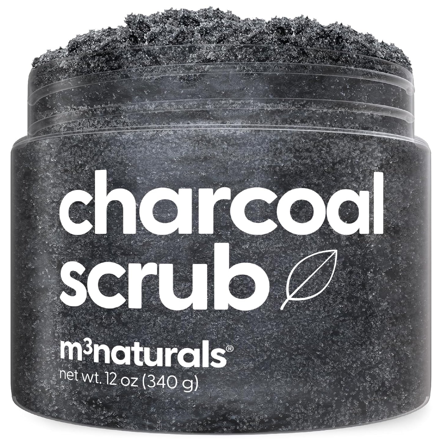 Himalayan Salt Scrub, Face, Foot, and Body Exfoliator with Collagen and Stem Cells, Exfoliating Scrub for Toning, Cellulite, and Skin Care by M3 16 fl oz