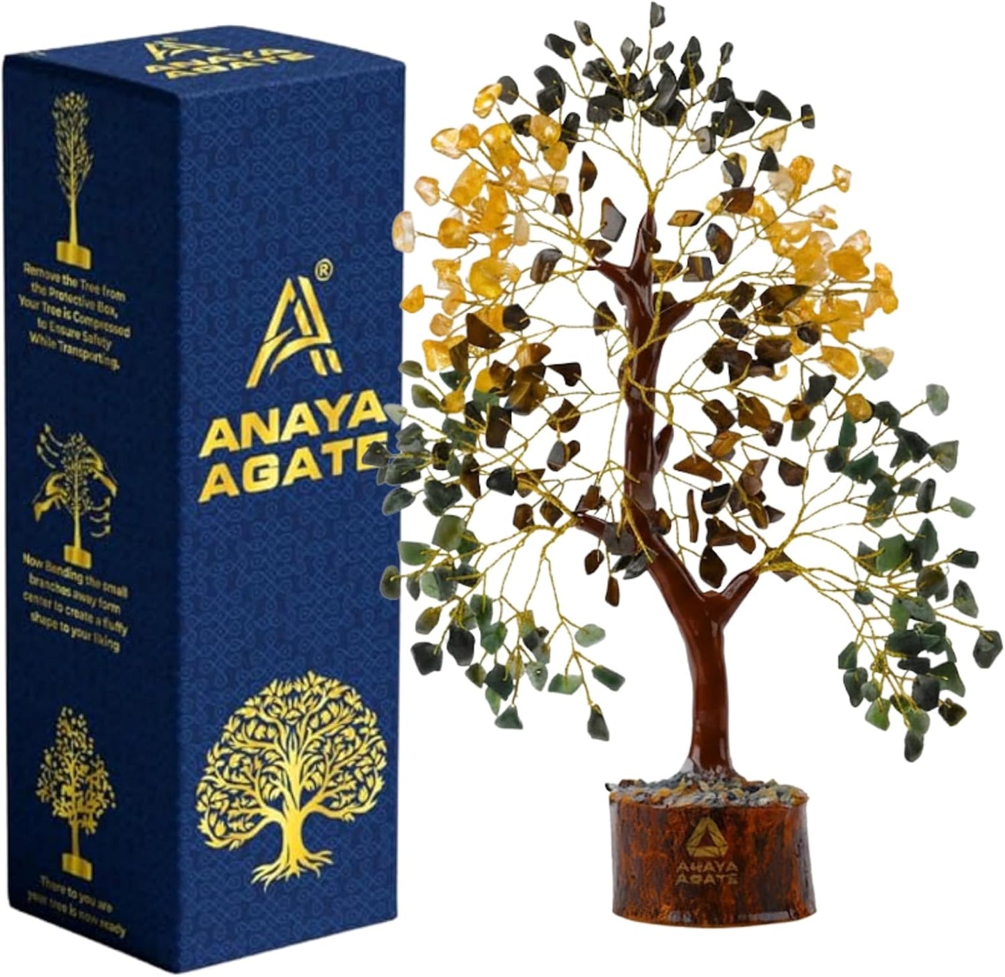 Amethyst Crystal Tree of Life - Handmade Healing Bonsai Purple Tree for Home and Office Decor, Positive Energy and Good Luck, Ideal for Christmas Decor and Birthday Gifts for Women, Men