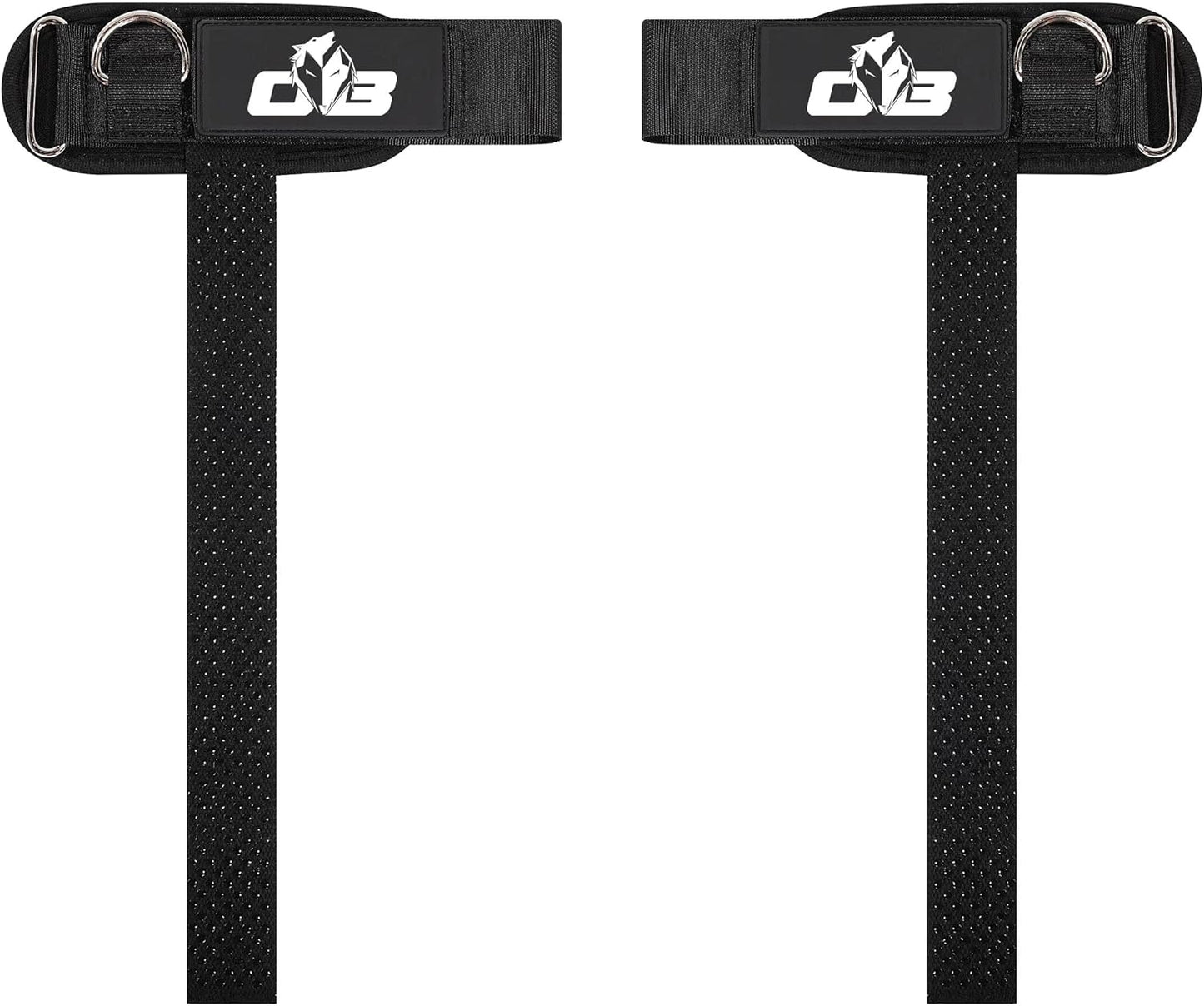 Ekkovision Weight Lifting Straps With Cuffed D Ring, Wrist Support for Men, Heavy Duty Thick Comfortable Lifting Straps, Secure Fit, Enhanced Grip, Straps for Weightlifting & Gym Training, Black