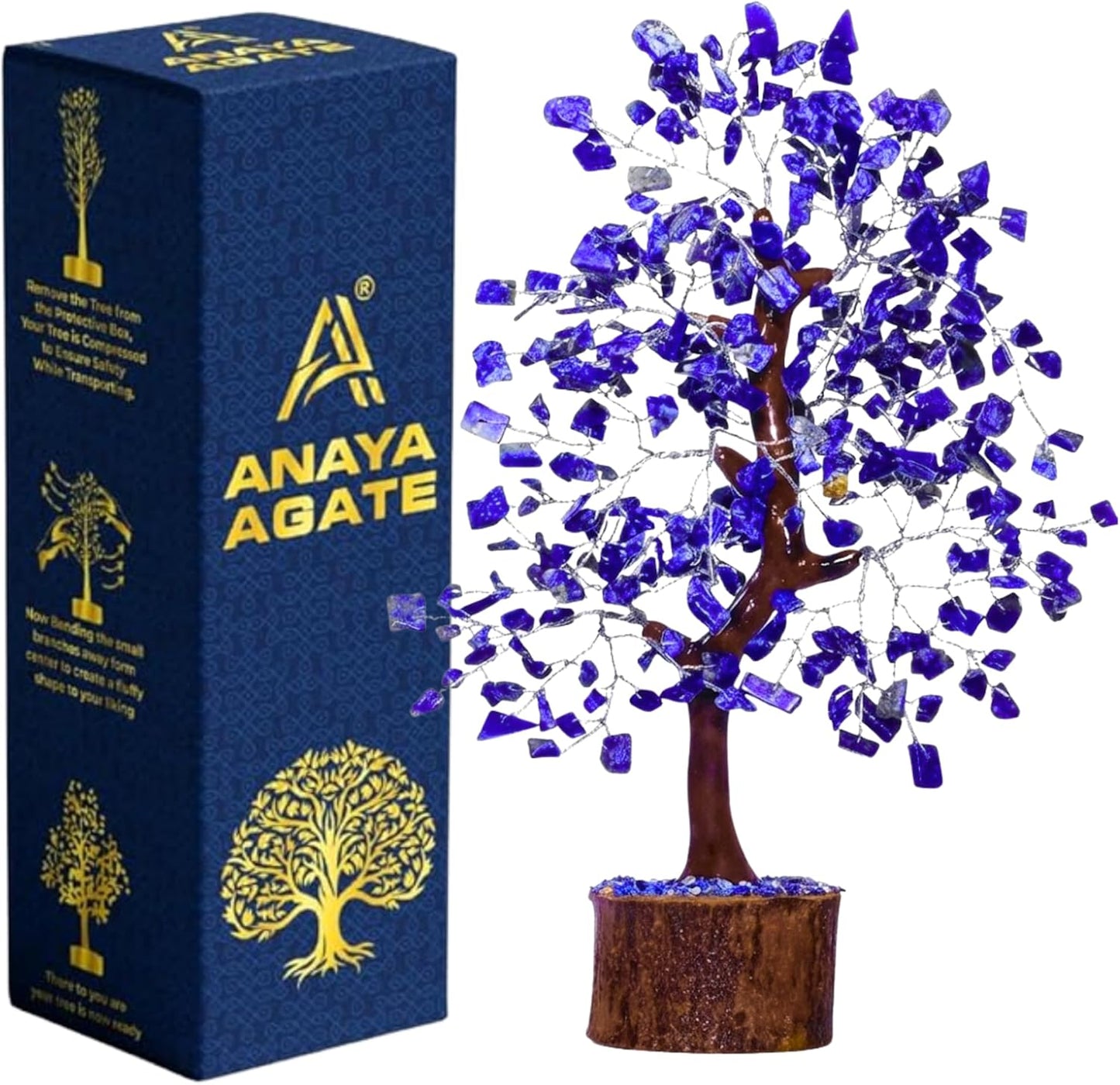 Amethyst Crystal Tree of Life - Handmade Healing Bonsai Purple Tree for Home and Office Decor, Positive Energy and Good Luck, Ideal for Christmas Decor and Birthday Gifts for Women, Men