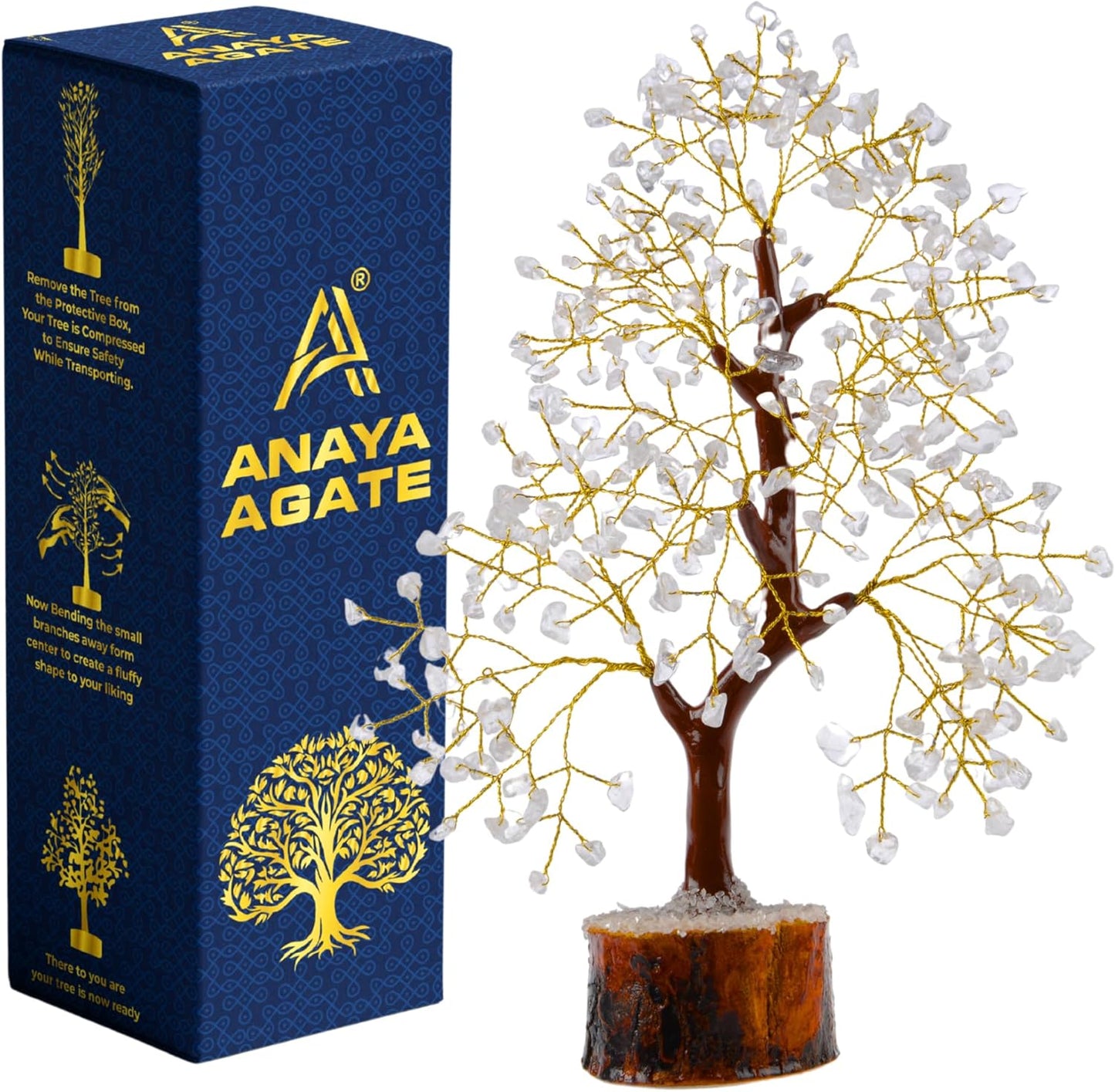 Amethyst Crystal Tree of Life - Handmade Healing Bonsai Purple Tree for Home and Office Decor, Positive Energy and Good Luck, Ideal for Christmas Decor and Birthday Gifts for Women, Men