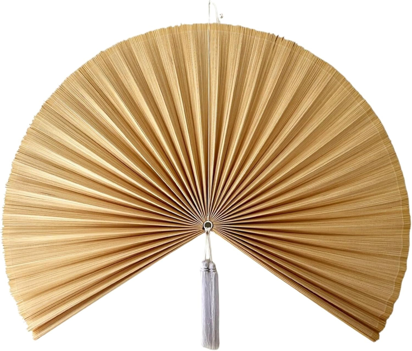 ChumDecor Fan Wall Decor,Large Bamboo Fan Wall Art For Boho Hanging Headboard,Decorative Folding Fan For Over Bed Decorations, (Pink, 40inch)