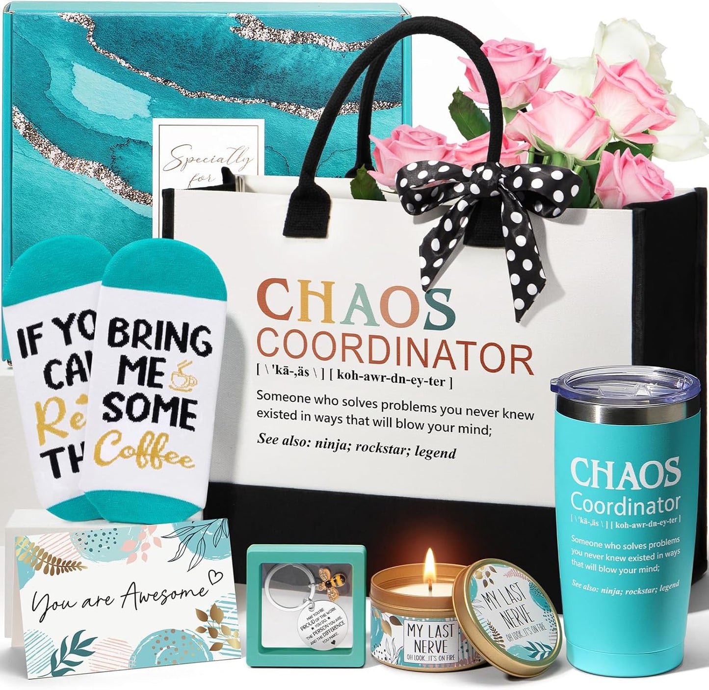 Retirement Gifts for Women 2026, Best Cool Retirement Gifts for Coworker Teacher Nurses Boss Friends Mom Grandma Retirees, Coworker Farewell Leaving Going Away Gift with 20Oz Tumbler Canvas Tote Bag
