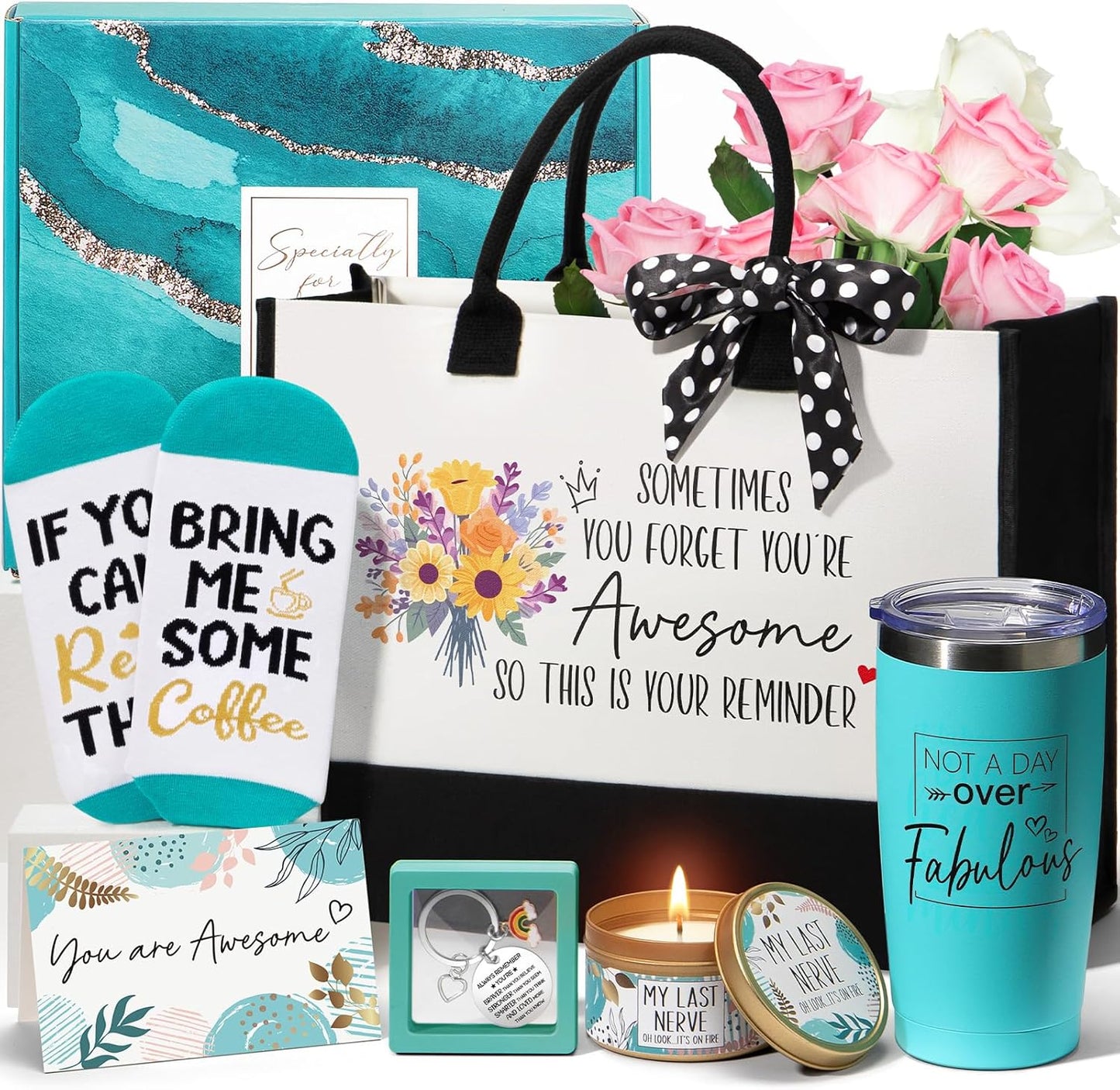Retirement Gifts for Women 2026, Best Cool Retirement Gifts for Coworker Teacher Nurses Boss Friends Mom Grandma Retirees, Coworker Farewell Leaving Going Away Gift with 20Oz Tumbler Canvas Tote Bag