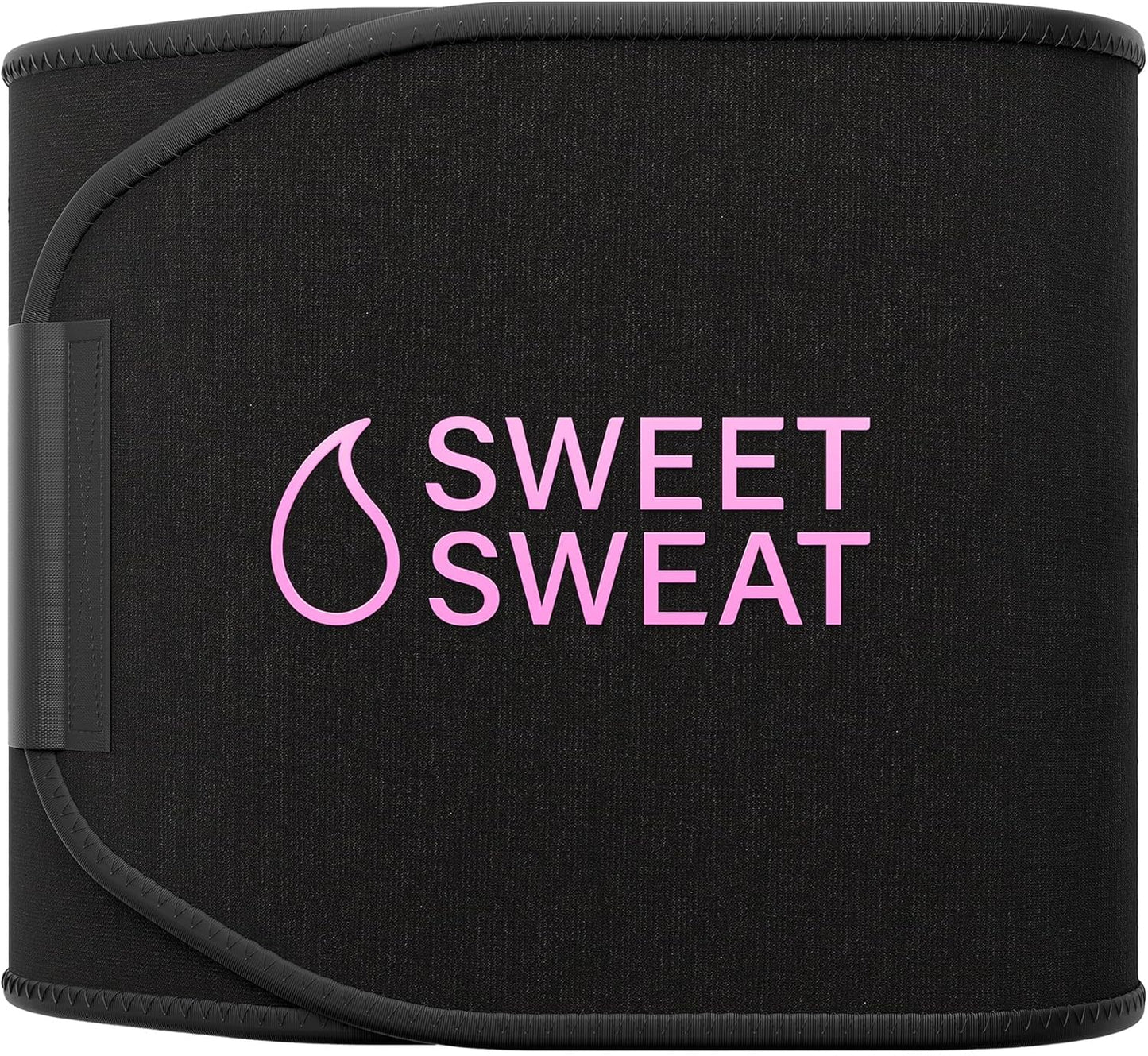 Sports Research Sweet Sweat Waist Trimmer (Core Series) - Premium Sweat Enhancing Fitness Band for Women & Men