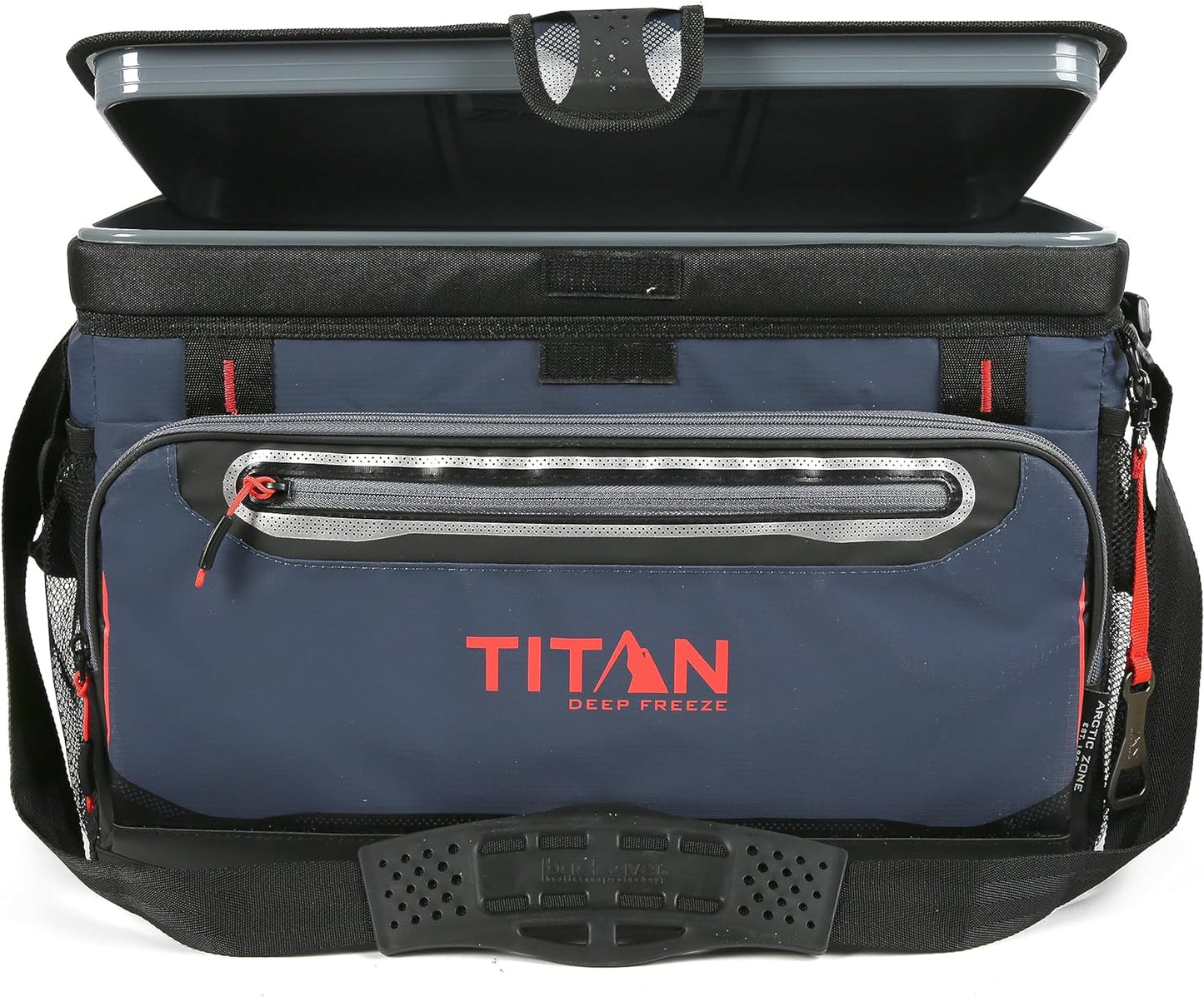 Titan by Arctic Zone Deep Freeze Cooler - Zipperless Hardbody Cooler - Deep Freeze Insulation, HardBody Liner, and SmartShelf